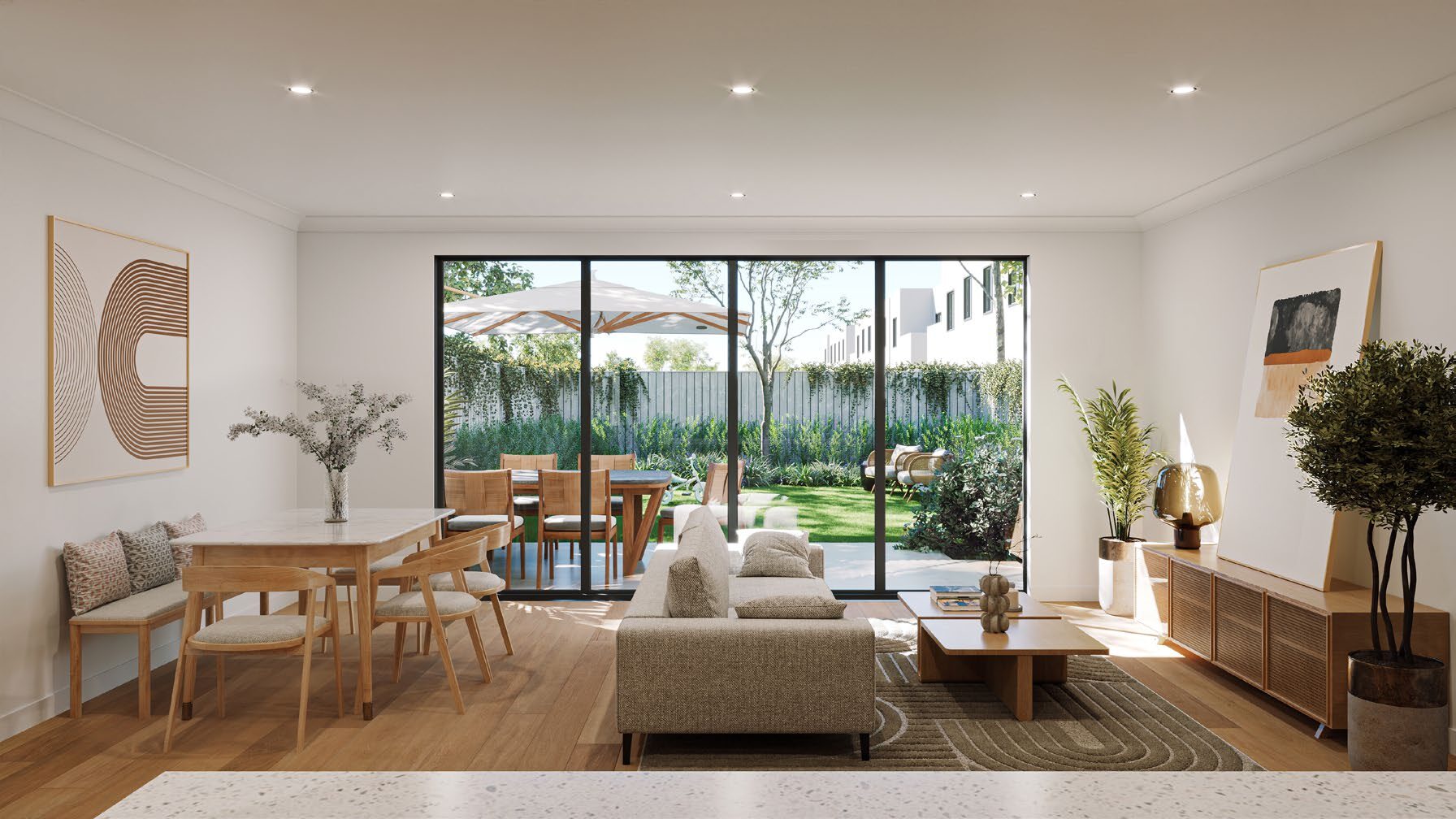 Living area interior