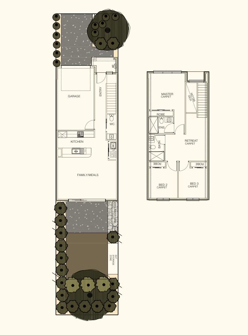 Lot-specific floor plan for Zimi FL, Lot 40