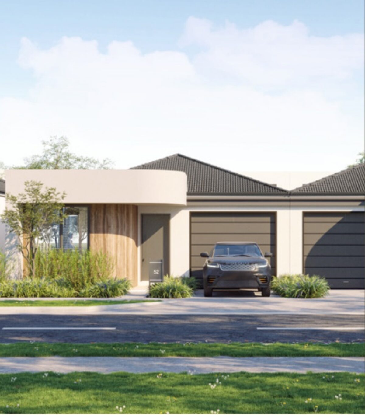 Ember 16 Mod 2 home facade at Havenwood, Lot 46